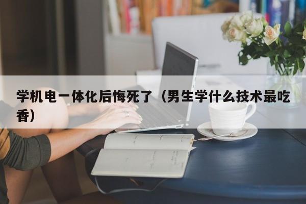 学机电一体化后悔死了（男生学什么技术最吃香）