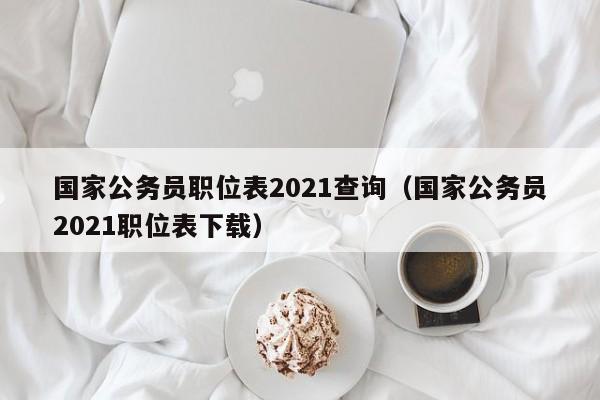 国家公务员职位表2021查询（国家公务员2021职位表下载）