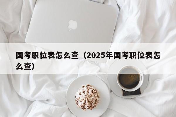 国考职位表怎么查（2025年国考职位表怎么查）