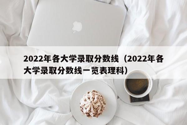 2022年各大学录取分数线（2022年各大学录取分数线一览表理科）